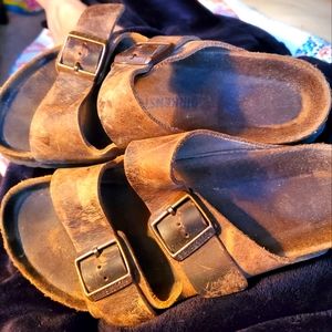 BERKENSTOCK Tobacco Brown Sandals